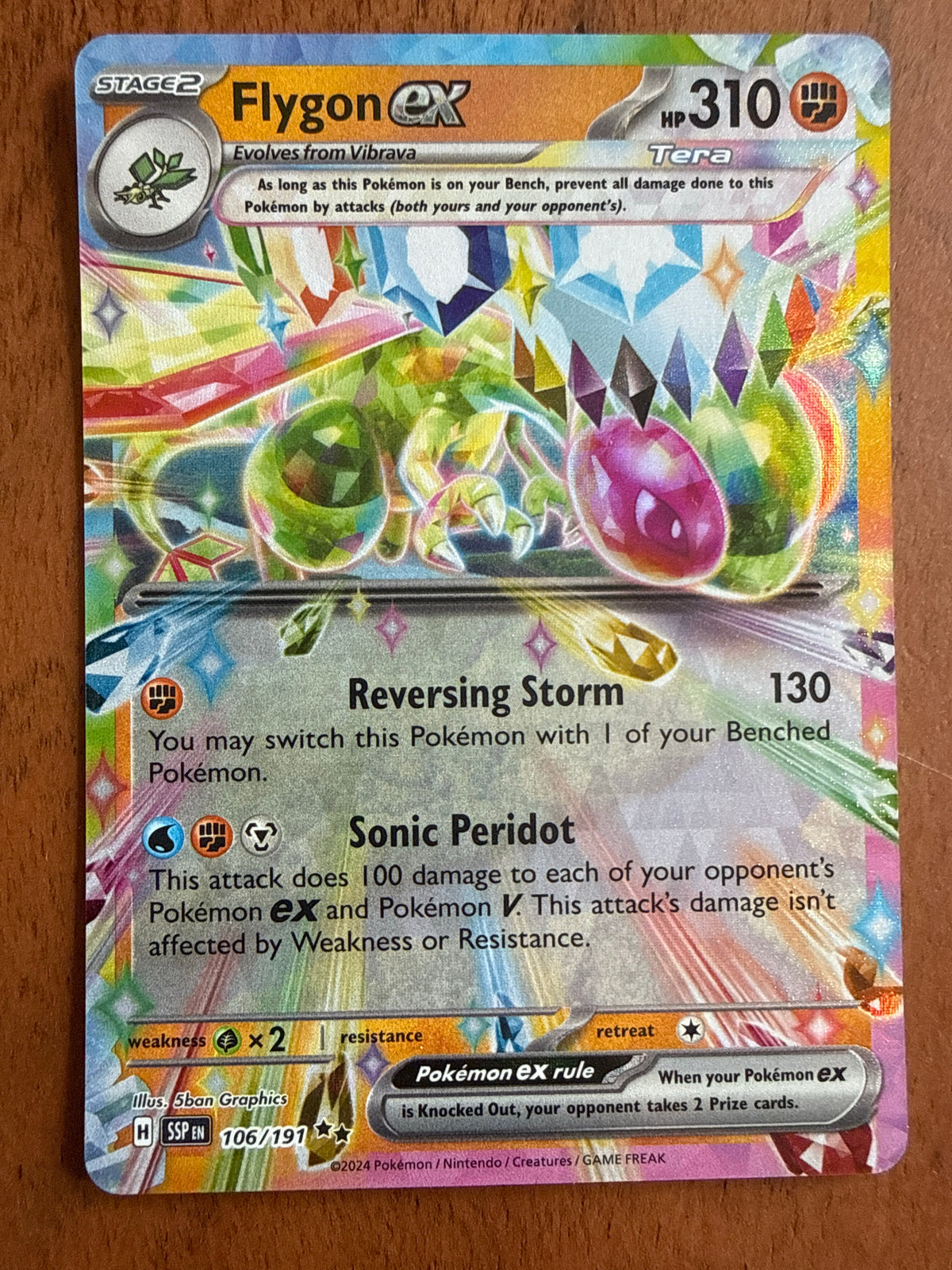 Flygon ex - Surging Sparks - 106/191 - Near Mint