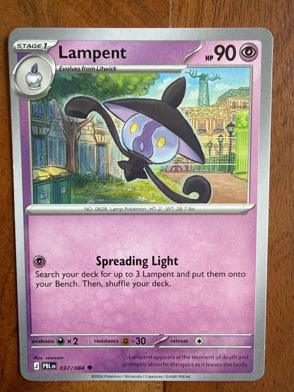 Lampent - Pitch Black - 037/084 - Near Mint