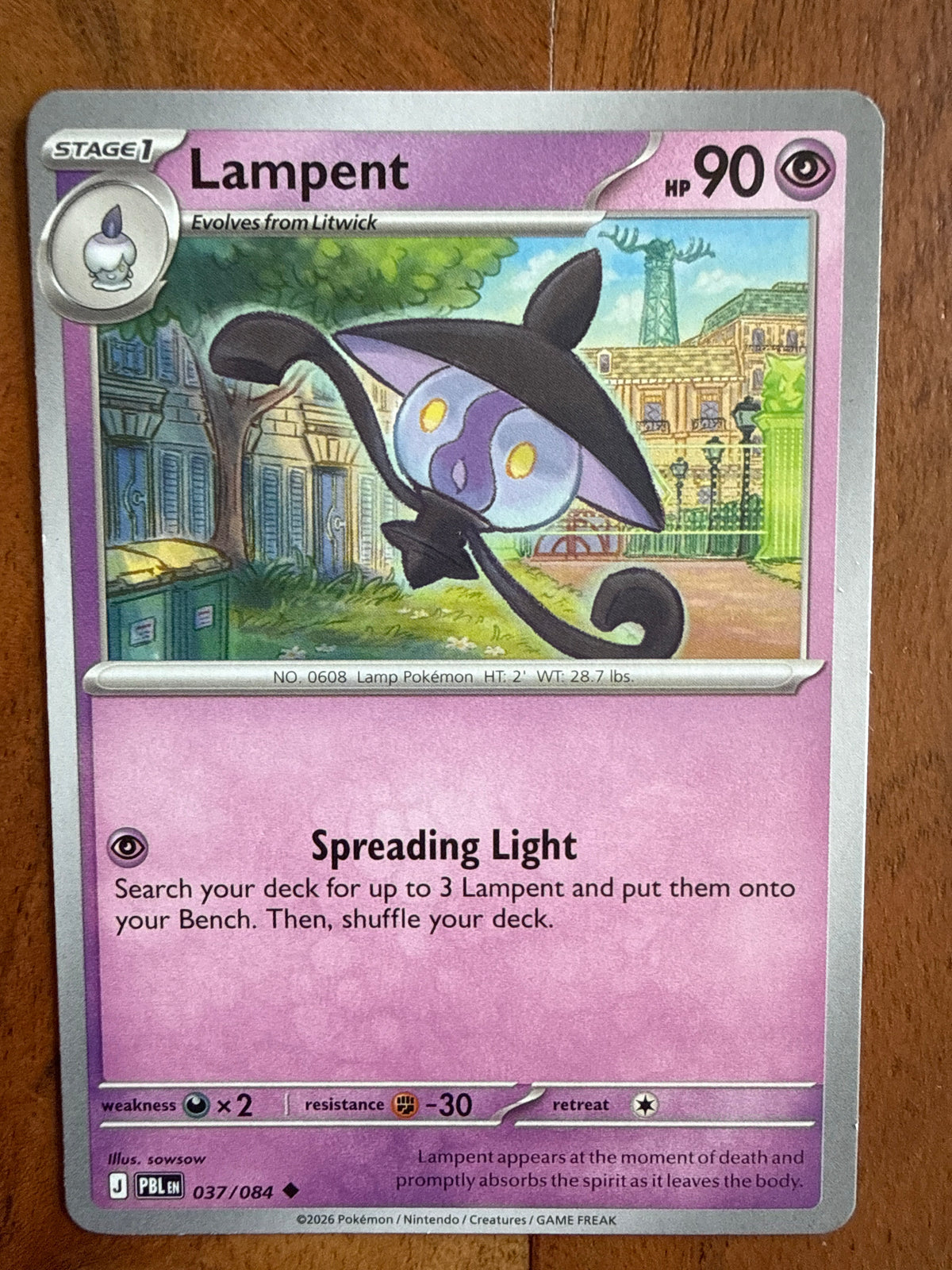 Lampent - Pitch Black - 037/084 - Near Mint