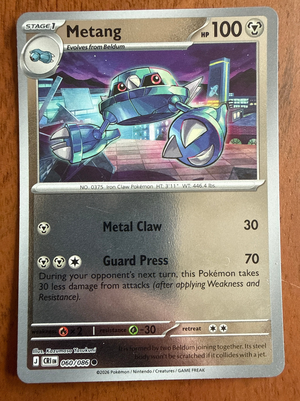 Metang - Chaos Rising - 060/086 - Near Mint