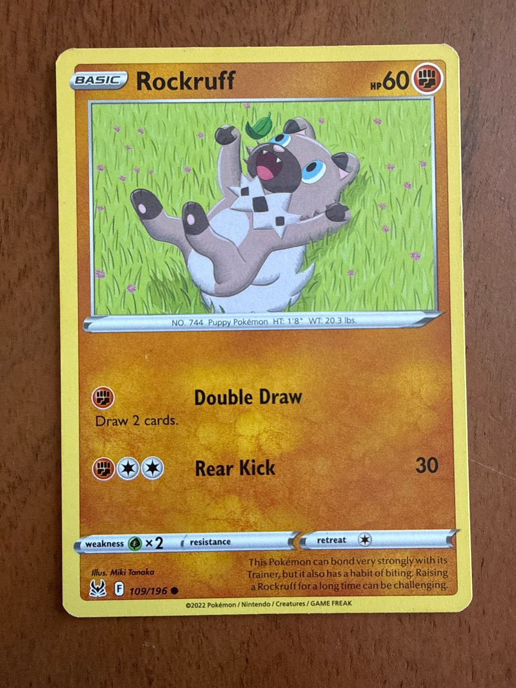 Rockruff - Lost Origin - 109/196 - Lightly Played